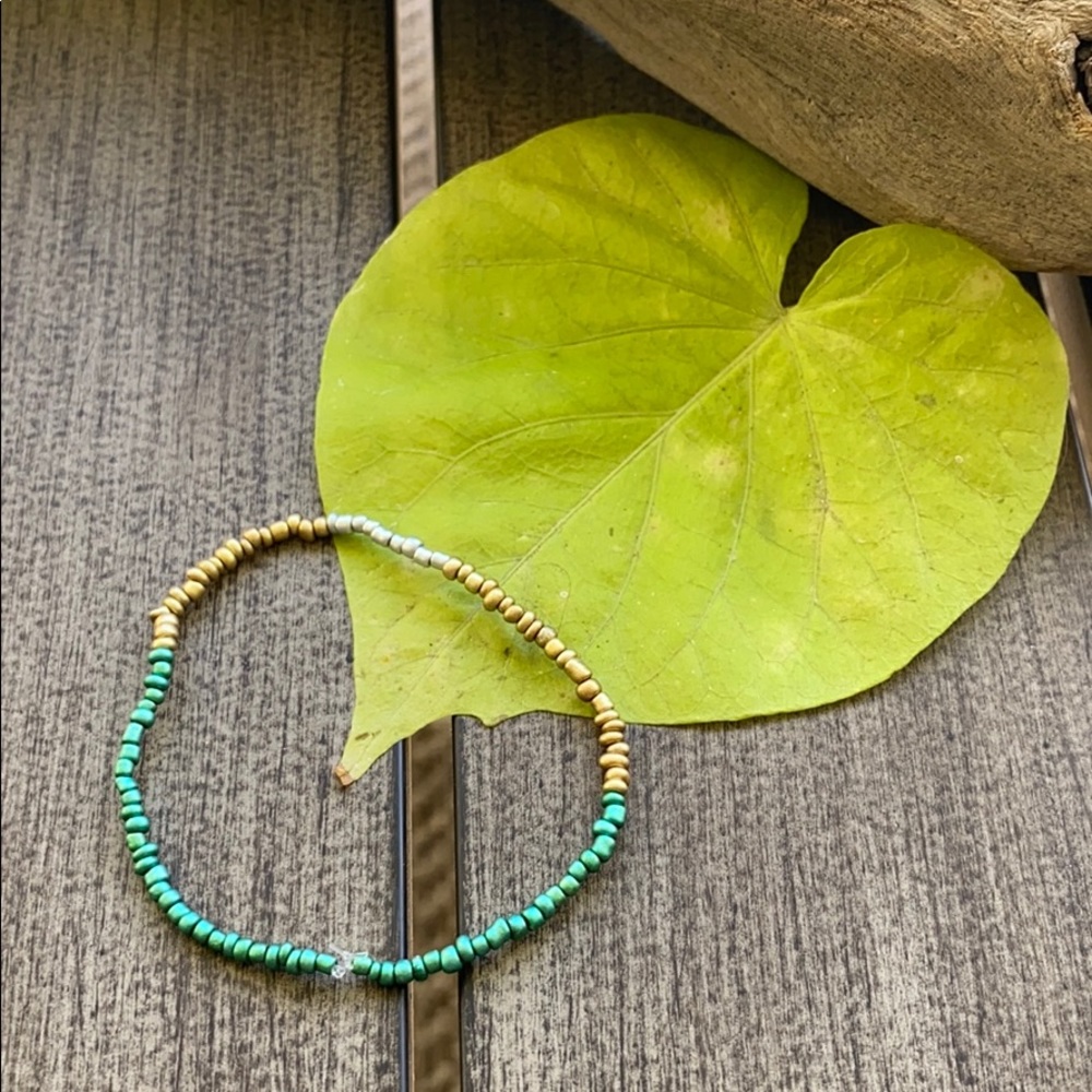 🍋🌿Handmade Adjustable Bracelet & Ring Set🌿🍋 - Picture 3 of 5